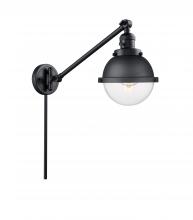  237-BK-HFS-62-BK - Hampden - 1 Light - 7 inch - Matte Black - Swing Arm