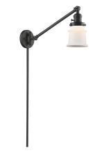  237-OB-G181S - Canton - 1 Light - 8 inch - Oil Rubbed Bronze - Swing Arm