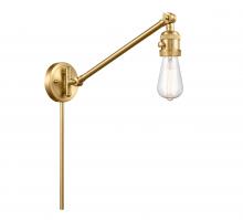  237-SG - Bare Bulb - 1 Light - 5 inch - Satin Gold - Swing Arm