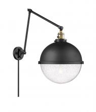  238-BAB-HFS-122-BK - Hampden - 1 Light - 13 inch - Black Antique Brass - Swing Arm