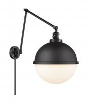  238-BK-HFS-121-BK - Hampden - 1 Light - 13 inch - Matte Black - Swing Arm