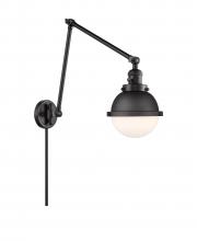  238-BK-HFS-61-BK - Hampden - 1 Light - 7 inch - Matte Black - Swing Arm