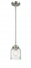  284-1S-SN-G54 - Bell - 1 Light - 5 inch - Brushed Satin Nickel - Cord hung - Mini Pendant