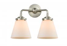  284-2W-SN-G61 - Cone - 2 Light - 14 inch - Brushed Satin Nickel - Bath Vanity Light