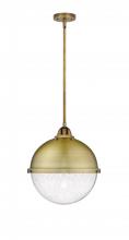  288-1S-BB-HFS-124-BB - Hampden - 1 Light - 13 inch - Brushed Brass - Cord hung - Pendant