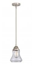  288-1S-SN-G192 - Bellmont - 1 Light - 6 inch - Brushed Satin Nickel - Cord hung - Mini Pendant