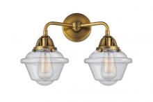  288-2W-BB-G534 - Oxford - 2 Light - 16 inch - Brushed Brass - Bath Vanity Light