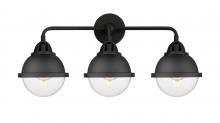  288-3W-BK-HFS-62-BK - Hampden - 3 Light - 25 inch - Matte Black - Bath Vanity Light