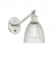  317-1W-SN-G382 - Castile - 1 Light - 6 inch - Brushed Satin Nickel - Sconce