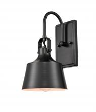  370-1W-BK-M - Provin - 1 Light - 7 inch - Matte Black - Sconce