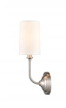  372-1W-SN-S1 - Giselle - 1 Light - 5 inch - Brushed Satin Nickel - Sconce