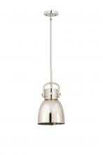 Innovations Lighting 410-1SS-PN-M412-8PN - Newton Sphere - 1 Light - 8 inch - Polished Nickel - Mini Pendant