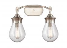  414-2W-SN-6SDY - Genesis - 2 Light - 18 inch - Satin Nickel - Bath Vanity Light