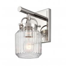  416-1W-PN-G416-6CL - Latreille - 1 Light - 6 inch - Polished Nickel - Sconce