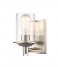 Innovations Lighting 417-1W-SN-G4174 - Manhattan - 1 Light - 5 inch - Satin Nickel - Bath Vanity Light