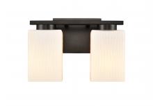  419-2W-BK-G4191 - Juneau - 2 Light - 11 inch - Matte Black - Bath Vanity Light