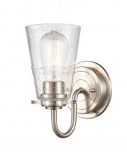  421-1W-SN-SDY - Scarlett - 1 Light - 5 inch - Satin Nickel - Bath Vanity Light