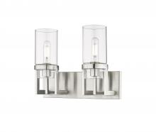  426-2W-SN-G426-8CL - Utopia - 2 Light - 15 inch - Satin Nickel - Bath Vanity Light