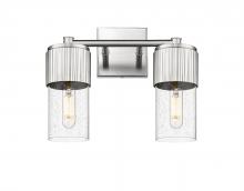  428-2W-SN-G428-7SDY - Bolivar - 2 Light - 14 inch - Satin Nickel - Bath Vanity Light