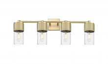  428-4W-BB-G428-7SDY - Bolivar - 4 Light - 31 inch - Brushed Brass - Bath Vanity Light