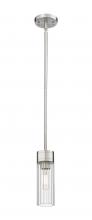  429-1S-SN-G429-8CL - Empire - 1 Light - 3 inch - Satin Nickel - Pendant