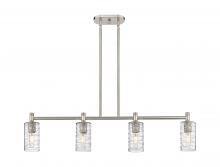 Innovations Lighting 434-4I-SN-G434-7DE - Crown Point - 4 Light - 44 inch - Satin Nickel - Island Light