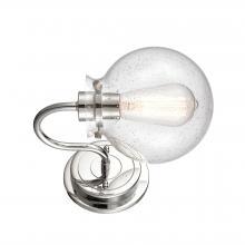  437-1W-PC-G4374 - Olivia - 1 Light - 6 inch - Polished Chrome - Bath Vanity Light