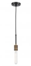  444-1P-BAB - Ellis - 1 Light - 2 inch - Black Antique Brass - Cord hung - Mini Pendant