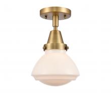  447-1C-BB-G321 - Olean - 1 Light - 7 inch - Brushed Brass - Flush Mount