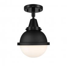  447-1C-BK-HFS-61-BK - Hampden - 1 Light - 7 inch - Matte Black - Flush Mount