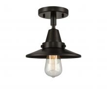  447-1C-OB-M5 - Railroad - 1 Light - 8 inch - Oil Rubbed Bronze - Flush Mount