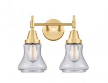  447-2W-SG-G194 - Bellmont - 2 Light - 15 inch - Satin Gold - Bath Vanity Light