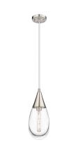  450-1P-SN-G450-6CL - Malone - 1 Light - 6 inch - Satin Nickel - Pendant