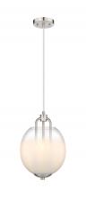  453-3P-SN-G453-10WCL - Fall Brook - 3 Light - 10 inch - Satin Nickel - Pendant