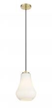  490-1P-SG-G571-7 - Fairfield - 1 Light - 7 inch - Satin Gold - Cord hung - Mini Pendant