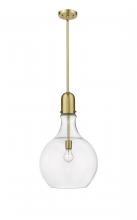  492-1S-SG-G582-14 - Amherst - 1 Light - 14 inch - Satin Gold - Stem hung - Pendant