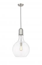  492-1S-SN-G582-14 - Amherst - 1 Light - 14 inch - Brushed Satin Nickel - Stem hung - Pendant