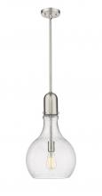  492-1S-SN-G584-12 - Amherst - 1 Light - 12 inch - Brushed Satin Nickel - Stem hung - Mini Pendant