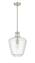  493-1S-SN-G504-12 - Norwalk - 1 Light - 12 inch - Brushed Satin Nickel - Stem hung - Mini Pendant