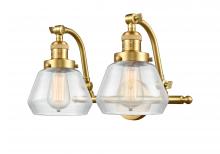  515-2W-SG-G172 - Fulton - 2 Light - 18 inch - Satin Gold - Bath Vanity Light