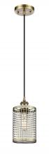 Innovations Lighting 516-1P-AB-M18-AB - Nestbrook - 1 Light - 5 inch - Antique Brass - Mini Pendant