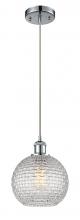 Innovations Lighting 516-1P-PC-G122C-8CL - Athens - 1 Light - 8 inch - Polished Chrome - Cord hung - Mini Pendant