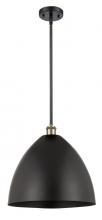  516-1S-BAB-MBD-16-BK - Bristol - 1 Light - 16 inch - Black Antique Brass - Pendant