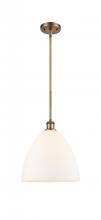  516-1S-BB-GBD-121 - Bristol - 1 Light - 12 inch - Brushed Brass - Mini Pendant