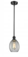  516-1S-BK-G82 - Eaton - 1 Light - 6 inch - Matte Black - Mini Pendant