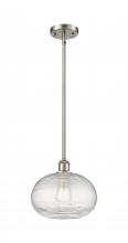 Innovations Lighting 516-1S-SN-G555-10CL - Ithaca - 1 Light - 10 inch - Brushed Satin Nickel - Mini Pendant