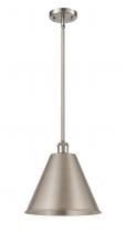  516-1S-SN-MBC-12-SN - Berkshire - 1 Light - 12 inch - Brushed Satin Nickel - Pendant