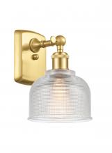  516-1W-SG-G412 - Dayton - 1 Light - 6 inch - Satin Gold - Sconce