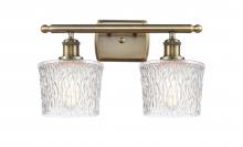  516-2W-AB-G402 - Niagara - 2 Light - 17 inch - Antique Brass - Bath Vanity Light