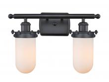  516-2W-BK-CE231-W - Kingsbury - 2 Light - 14 inch - Matte Black - Bath Vanity Light